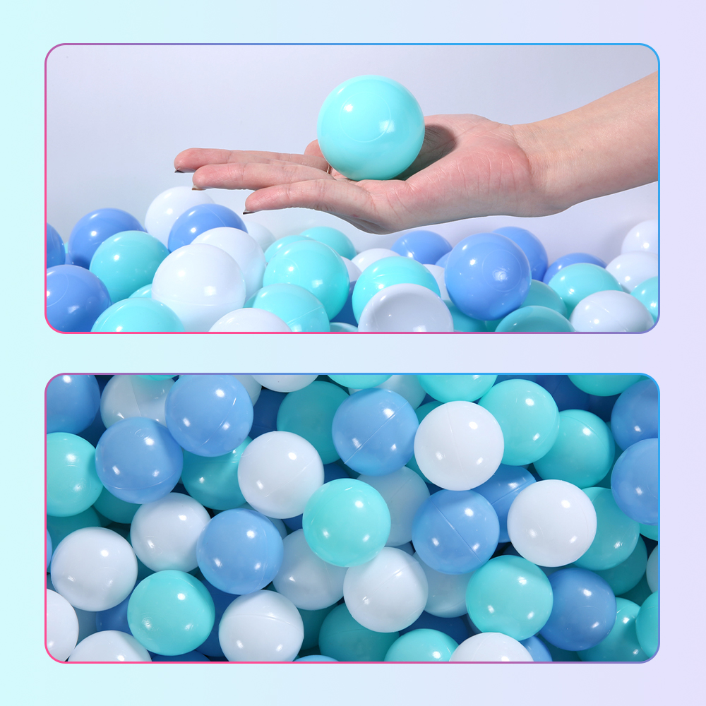Kids Outdoor Fence - 100Pcs Colors Plastic Balls Water Pool