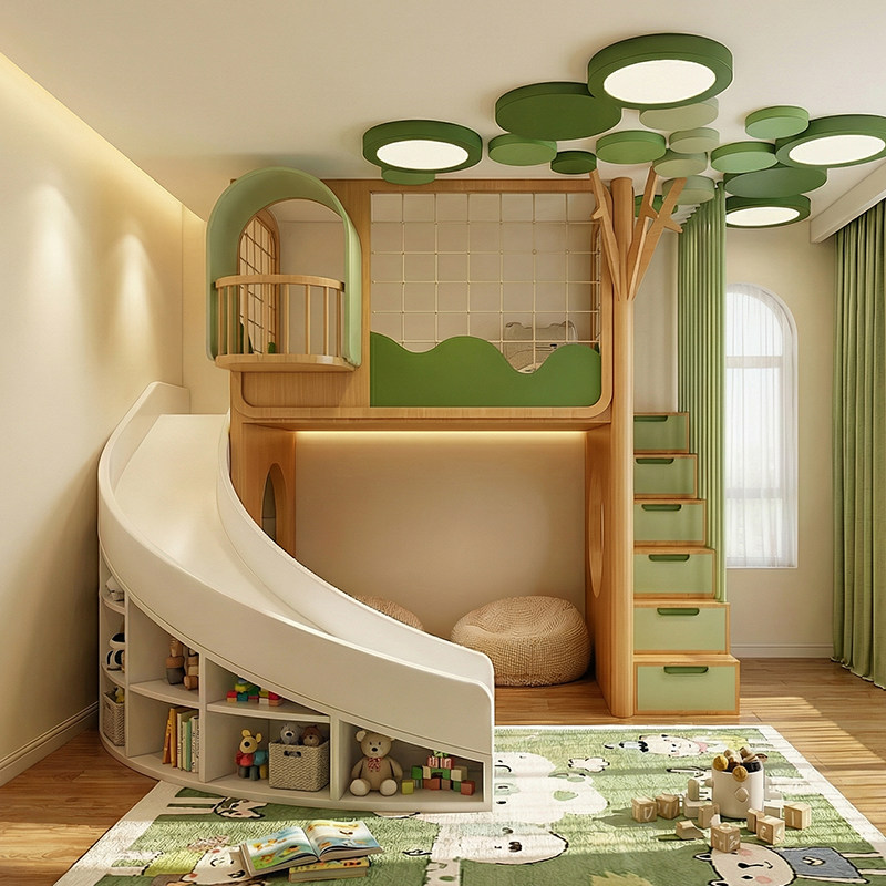 Kids Outdoor Treehouse - Solid wood children's room Tree house