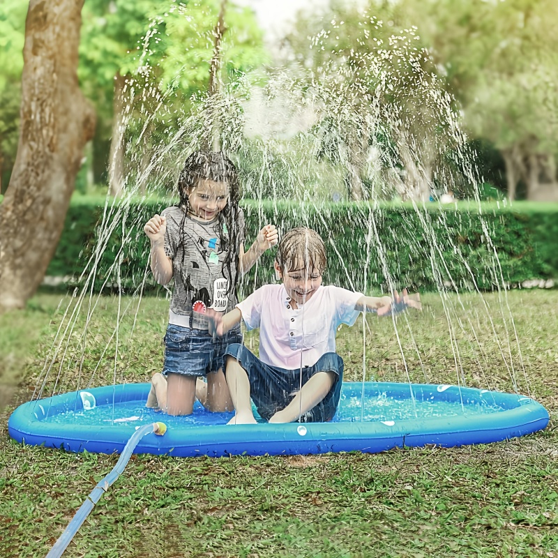 Slip Slide Water Mat - Children Play Spray Mat 100cm Beach