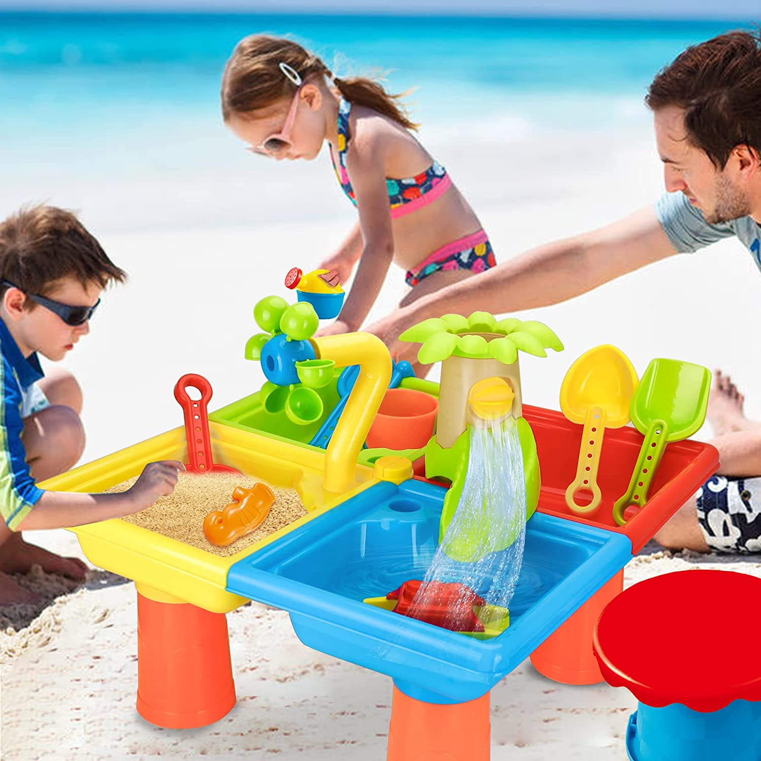 Beach Table Sand Play Toys Chi - огляд і ціна Kids Outdoor Tools