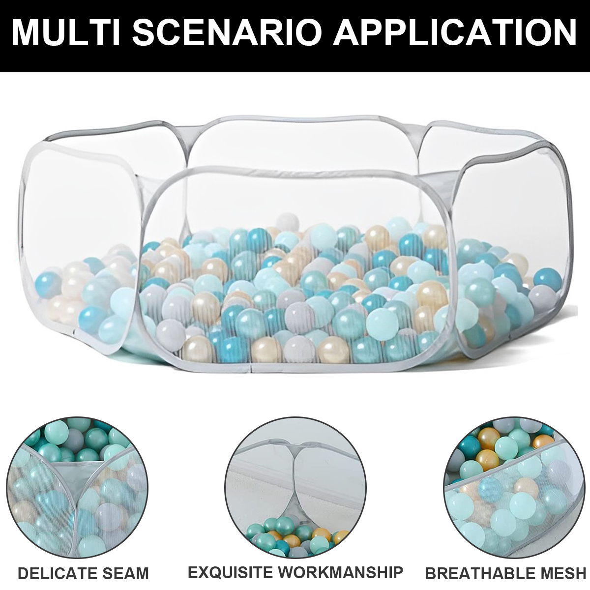 Baby Ocean Ball Pool Portable  - огляд і ціна Kids Outdoor Fence