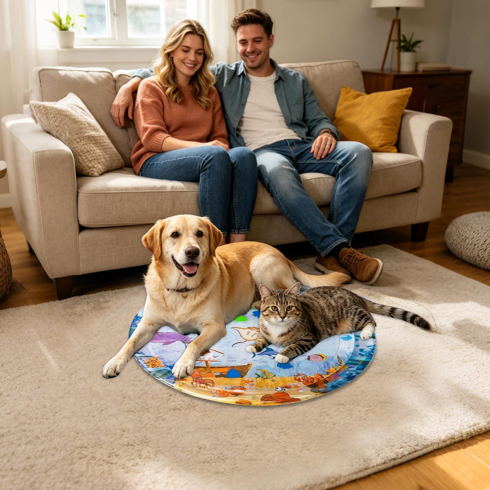 Thicken Interactive Cat Play M - огляд і ціна Slip Slide Water Mat