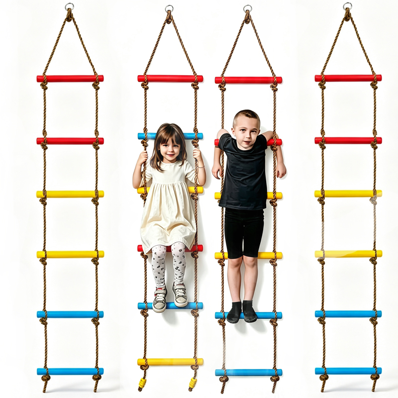 Climbing Rope Ladder For Kids  - огляд і ціна Kids Outdoor Treehouse