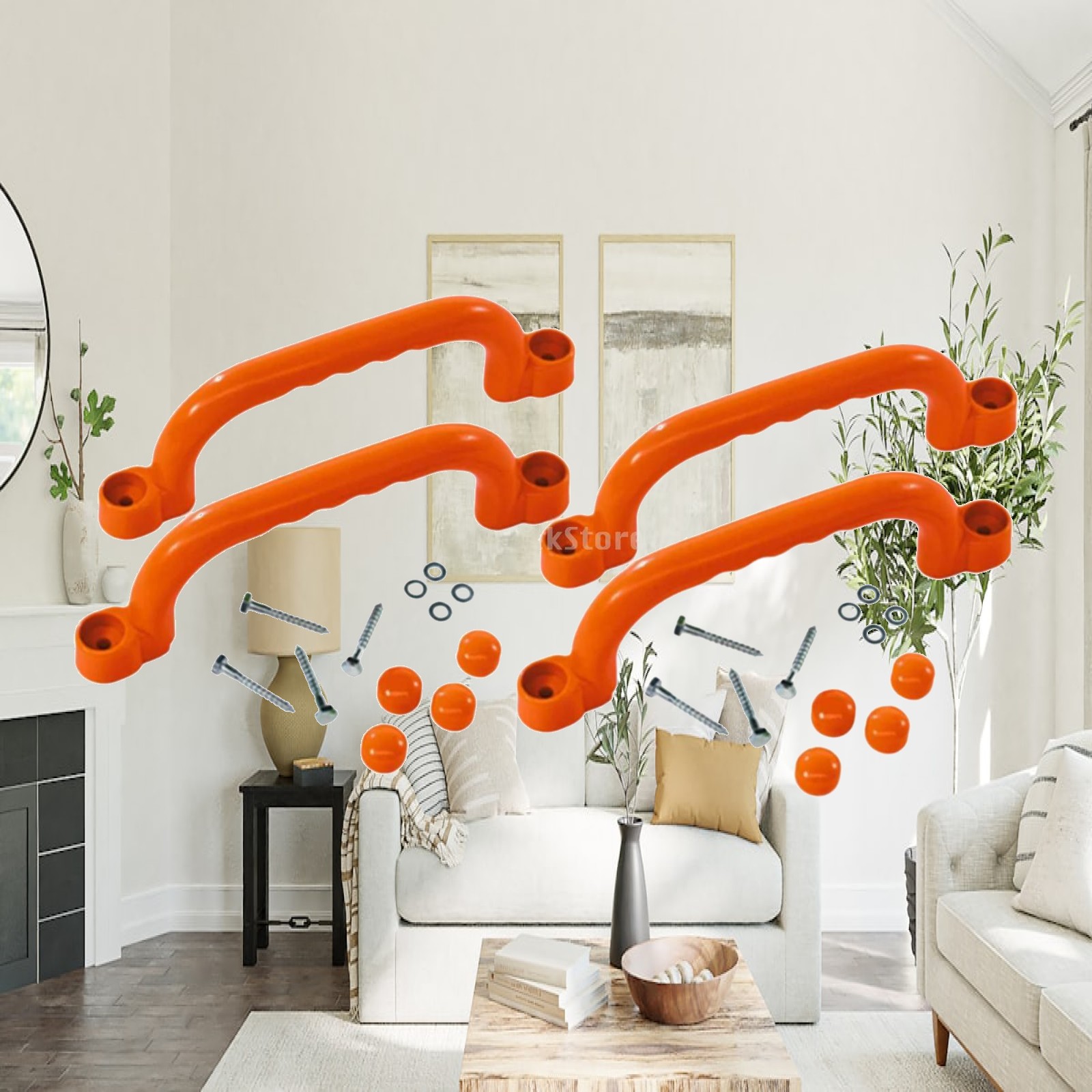 4x Climbing Handles Easy to In - огляд і ціна Kids Outdoor Treehouse