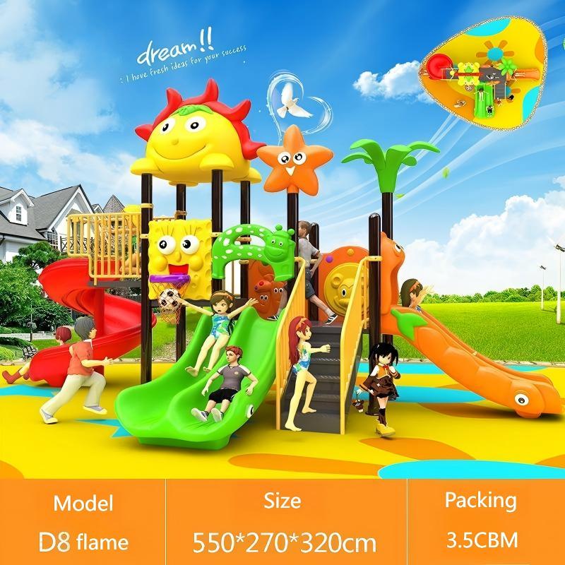 1-3 Years Steel & Plastic Swin - огляд і ціна Kids Outdoor Slide Set