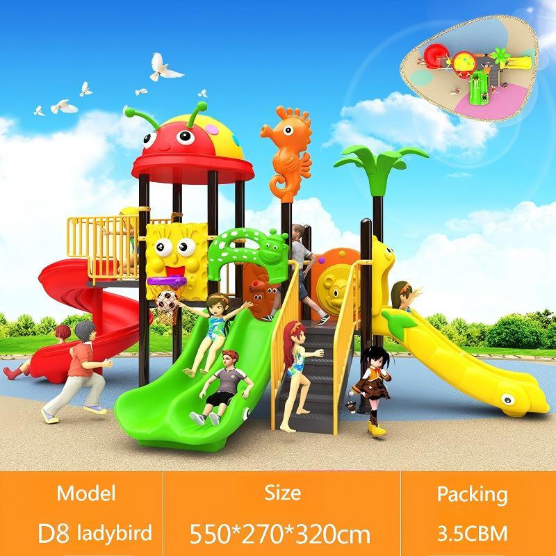1-3 Years Steel & Plastic Swin - огляд і ціна Kids Outdoor Slide Set