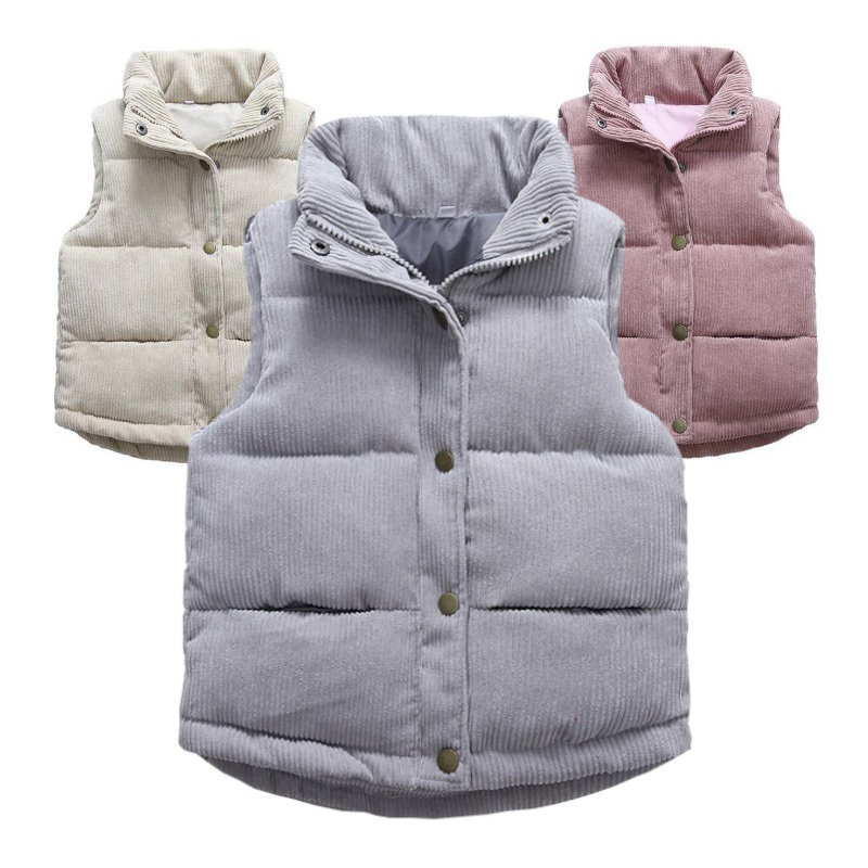 Kids Boys Girls Corduroy Vests - огляд і ціна Kids Outdoor Clothing