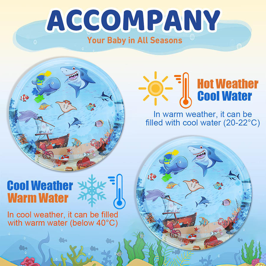 Water Sensory Play Mat Thicken - огляд і ціна Slip Slide Water Mat
