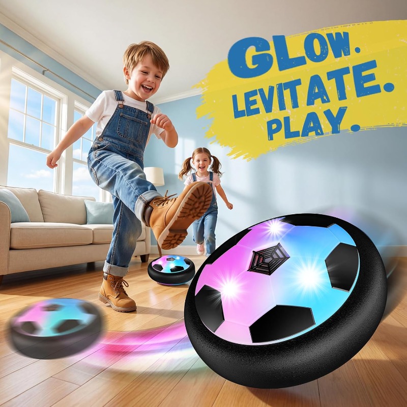 LED Hover Soccer Ball Air Powe - огляд і ціна Kids Indoor Outdoor Games