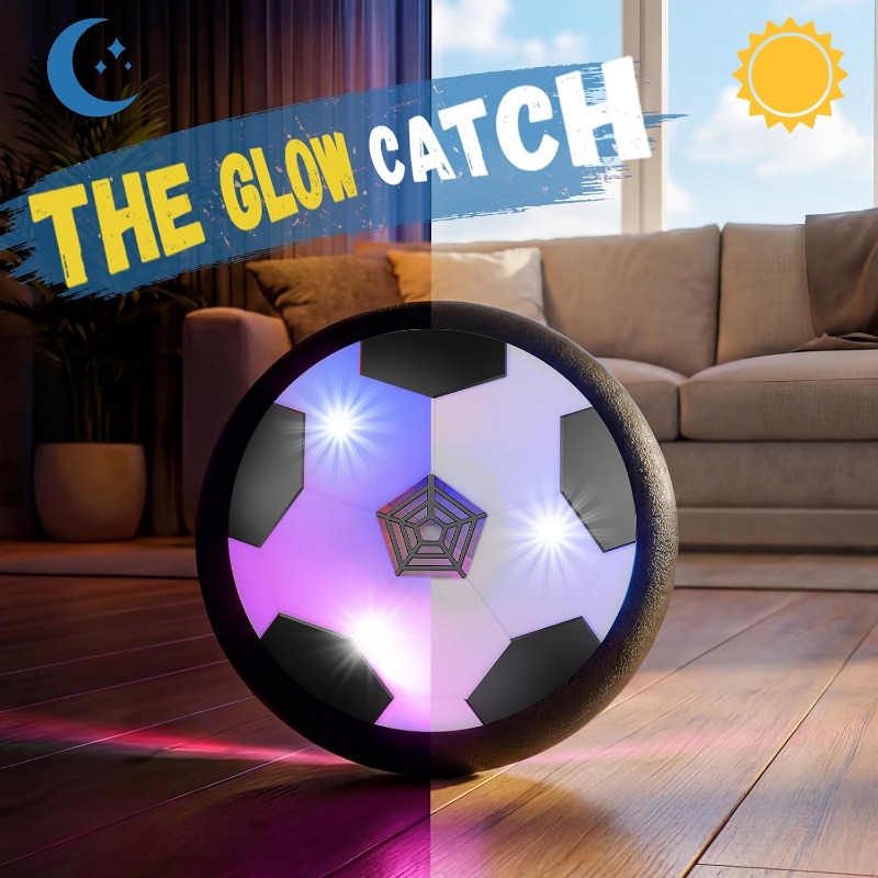 LED Hover Soccer Ball Air Powe - огляд і ціна Kids Indoor Outdoor Games