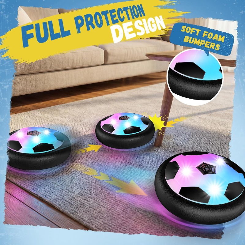 LED Hover Soccer Ball Air Powe - огляд і ціна Kids Indoor Outdoor Games