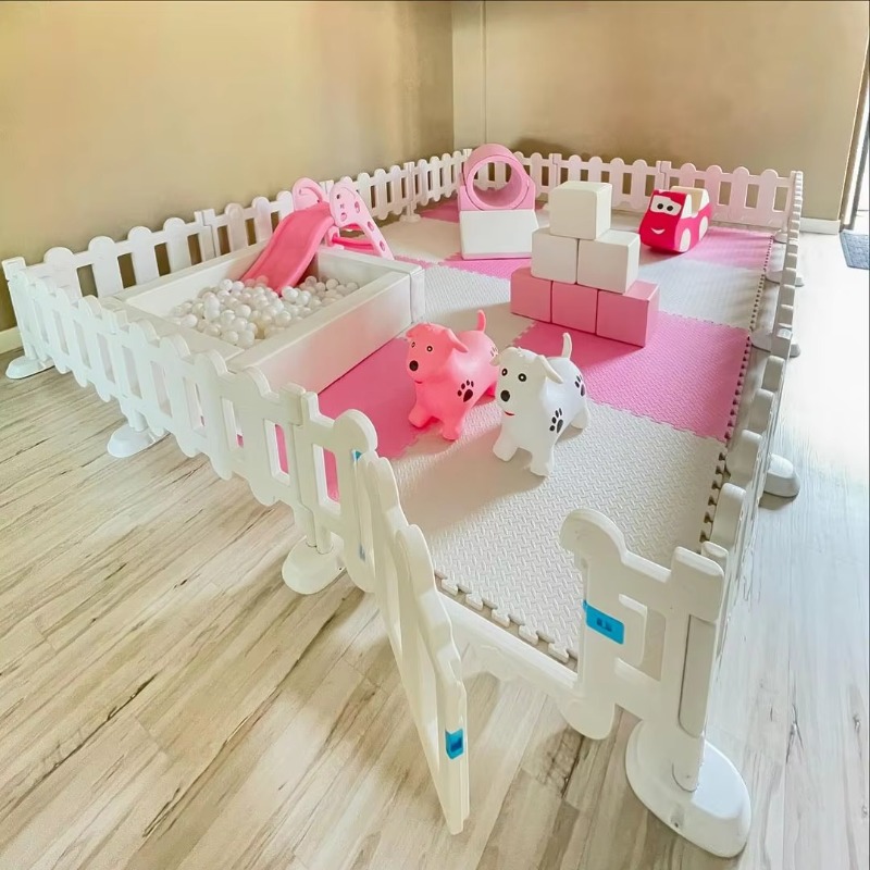 Easy-to-install portable plast - огляд і ціна Kids Outdoor Fence