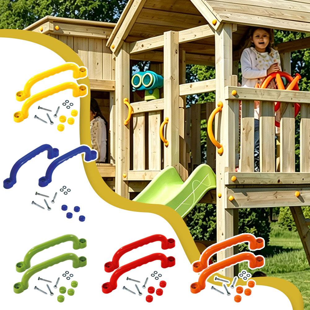 Playground Safety Handles For  - огляд і ціна Kids Outdoor Treehouse