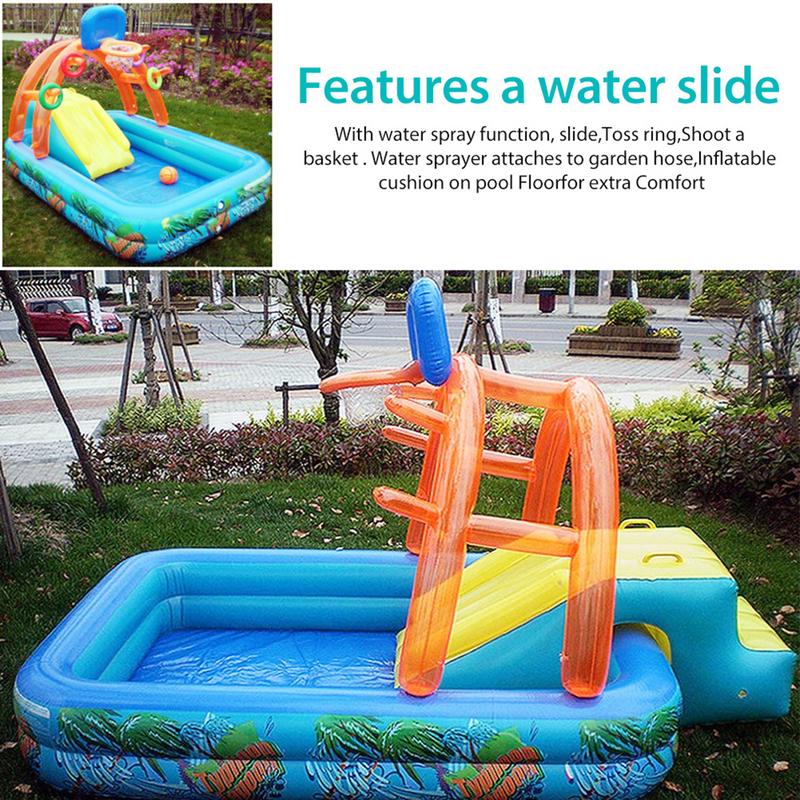 New Water Slide Children Fun L - огляд і ціна Kids Outdoor Slide Set
