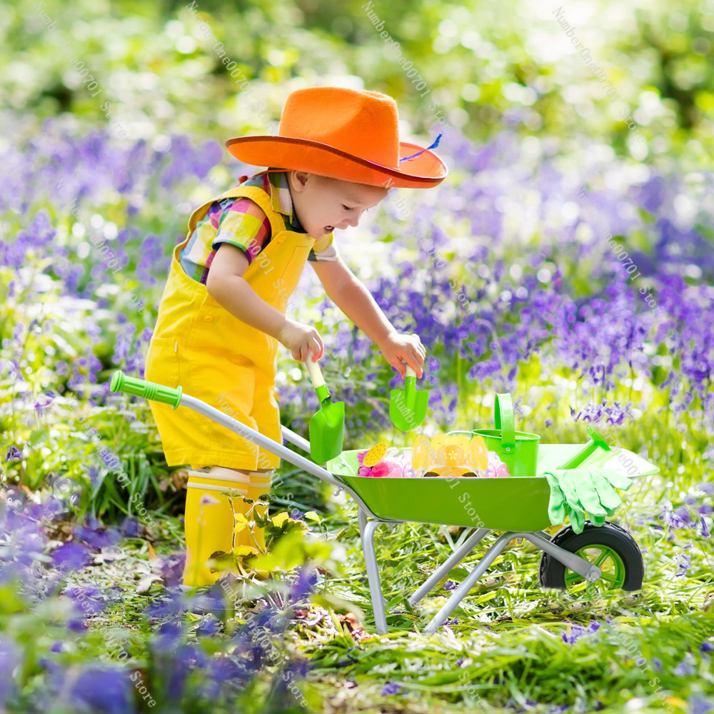 Kids Outdoor Wheelbarrow, Gree - огляд і ціна Kids Outdoor Garden