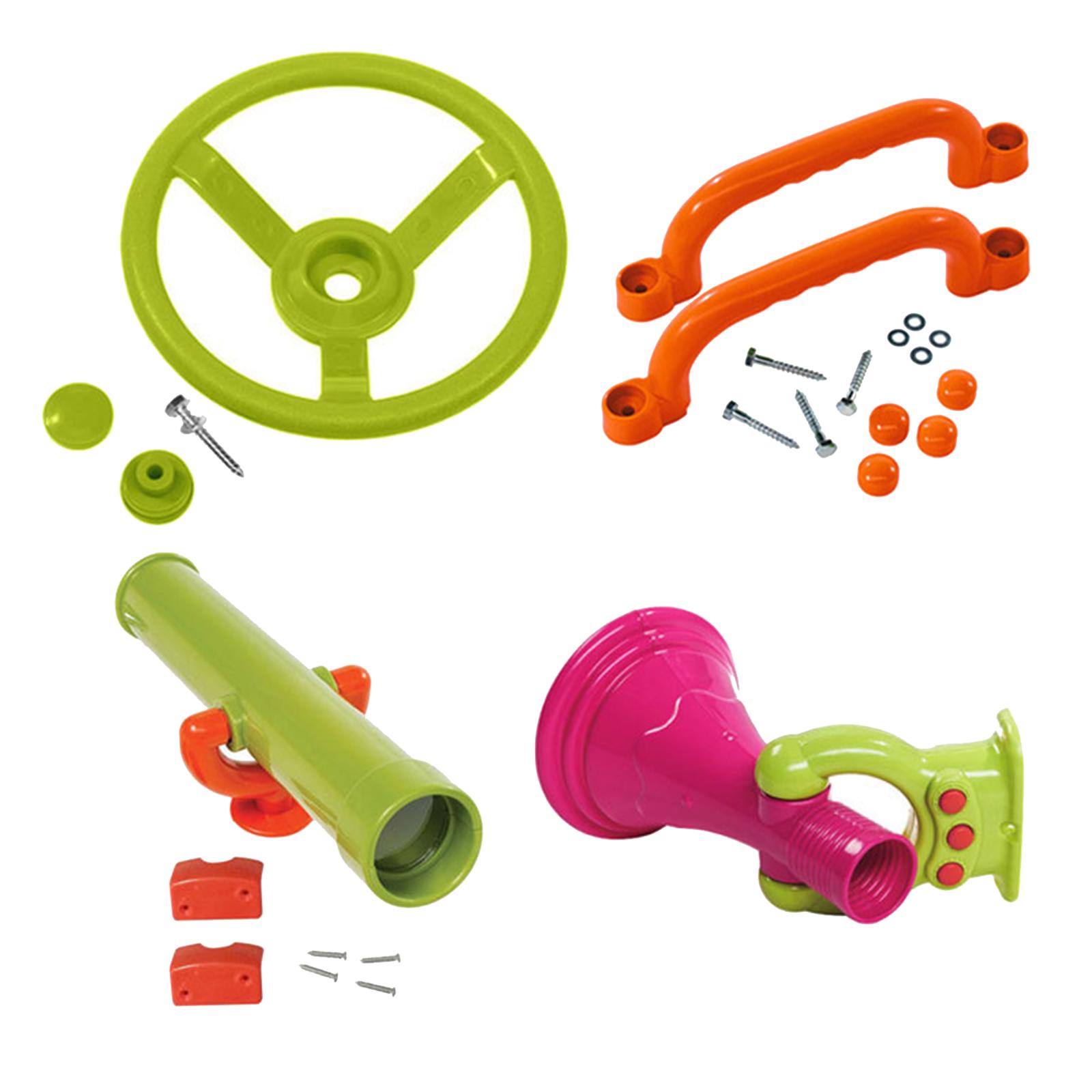 4 Pieces Jungle Gym Kingdom Pl - огляд і ціна Kids Outdoor Treehouse