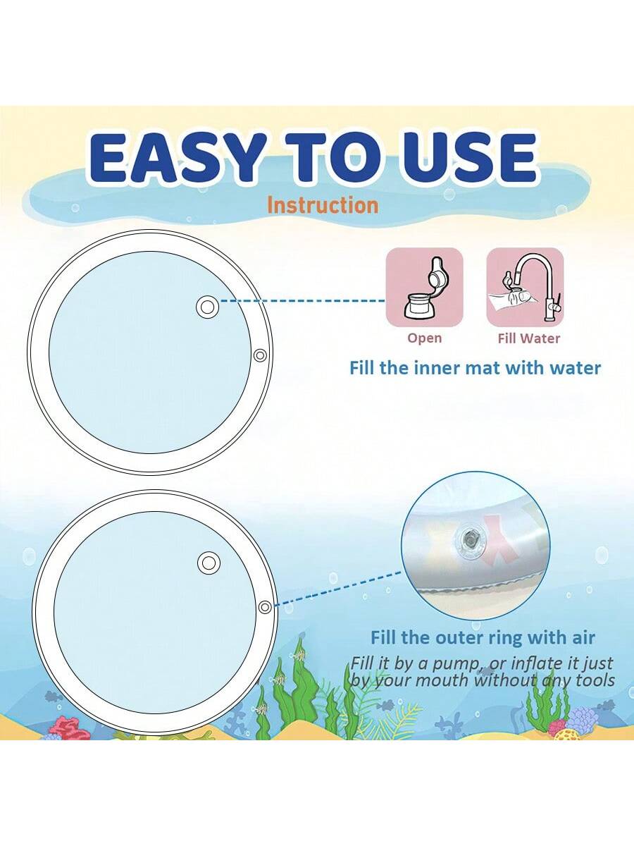 Baby Water Play Mat Inflatable - огляд і ціна Slip Slide Water Mat