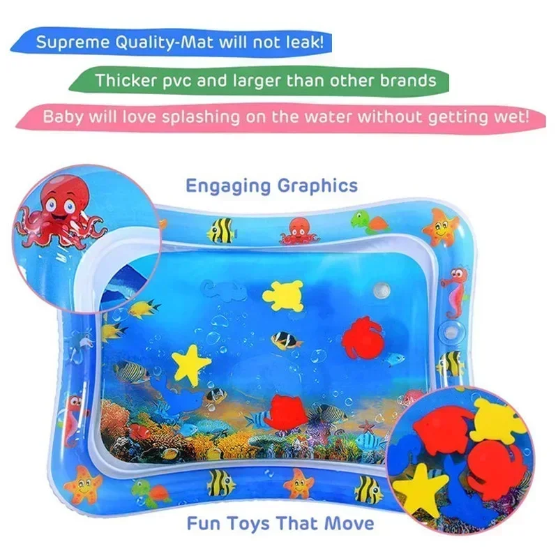 Baby Water Play Mat PVC Inflat - огляд і ціна Slip Slide Water Mat