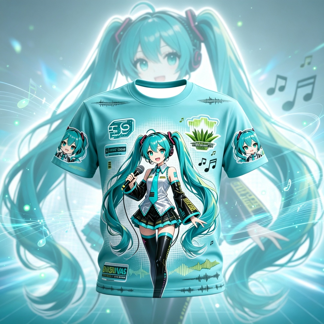 Hatsune Miku Anime Pattern Sum - огляд і ціна Kids Outdoor Clothing