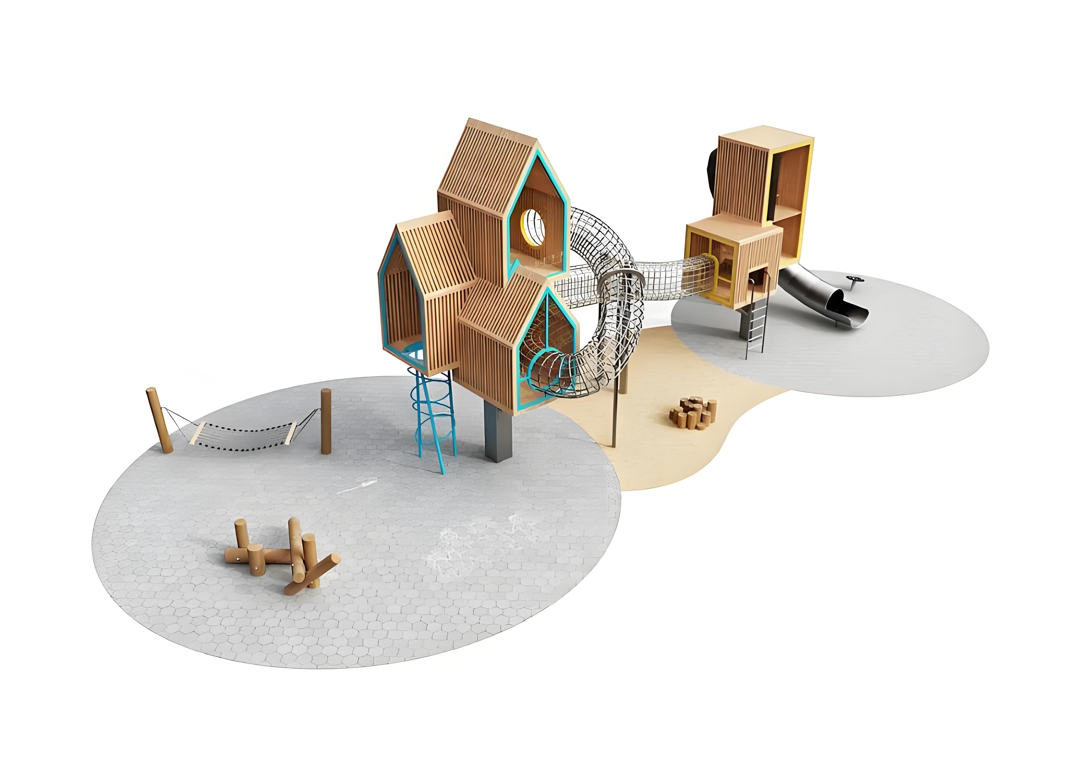 Custom Outdoor Amusement Park  - огляд і ціна Kids Outdoor Treehouse