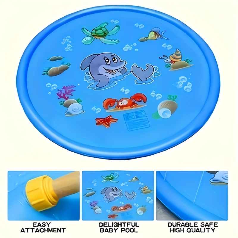 Children Play Spray Mat 100cm  - огляд і ціна Slip Slide Water Mat