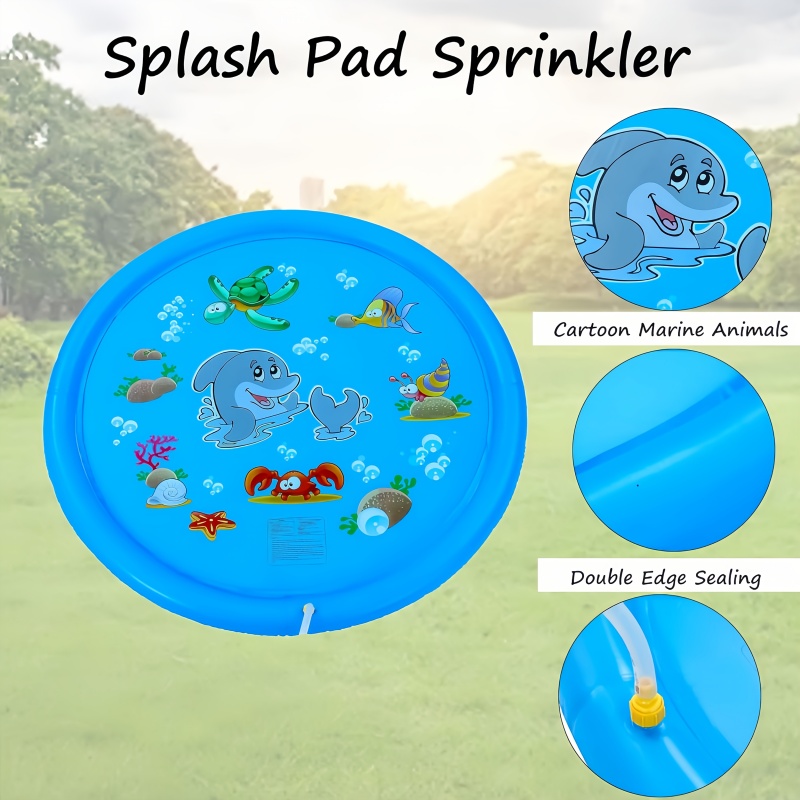 Children Play Spray Mat 100cm  - огляд і ціна Slip Slide Water Mat